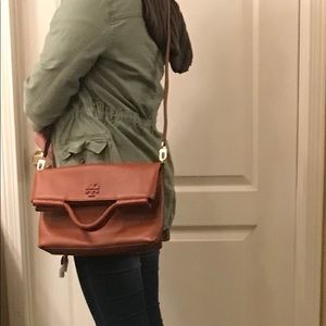 NWT Tory Burch Taylor convertible fold over.
